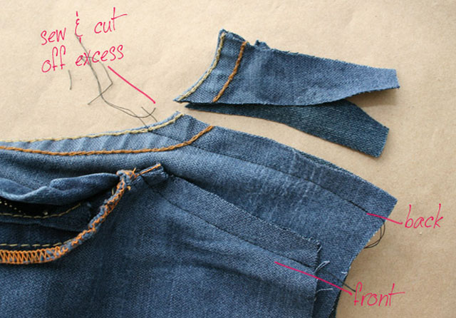 Что можно сделать из старых джинсов