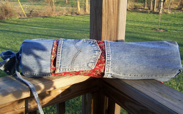 Что можно сделать из старых джинсов