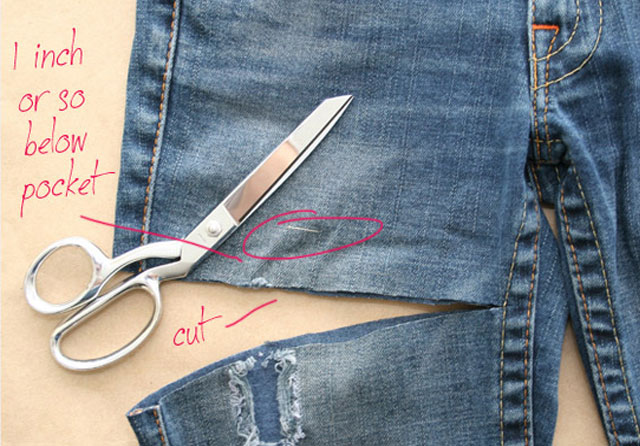 Что можно сделать из старых джинсов