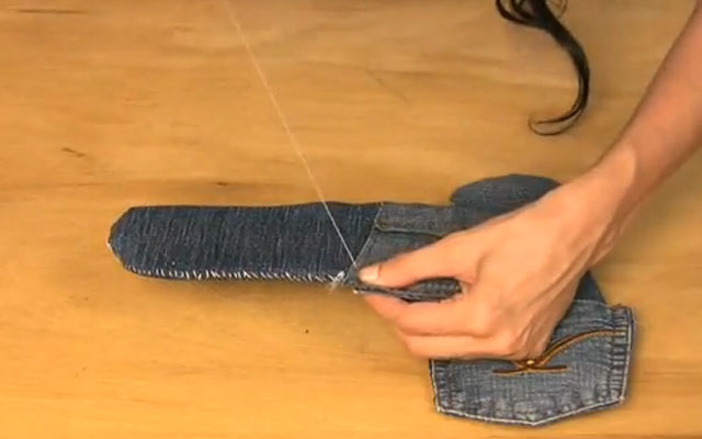 Что можно сделать из старых джинсов