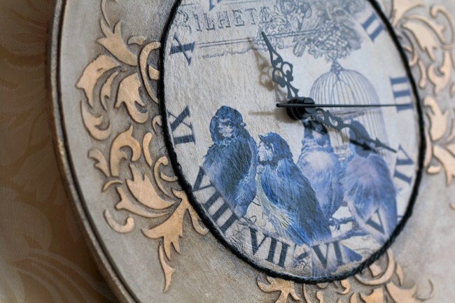 Декупаж часов: идеи для создания стильного и эксклюзивного предмета интерьера