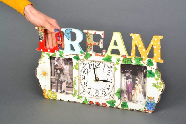 Декупаж часов: идеи для создания стильного и эксклюзивного предмета интерьера