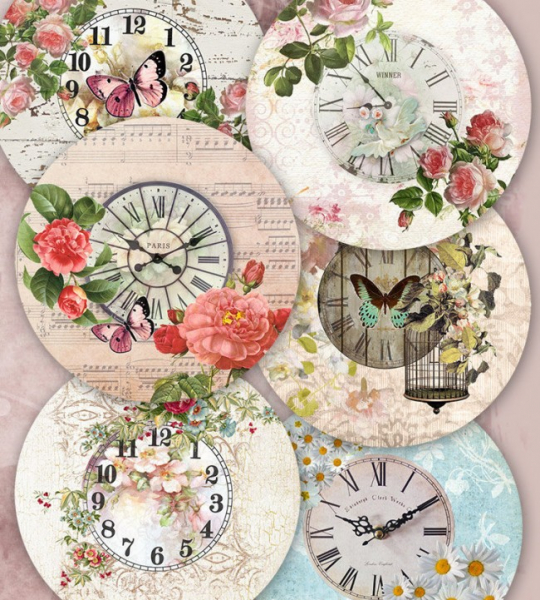 Декупаж часов: идеи для создания стильного и эксклюзивного предмета интерьера