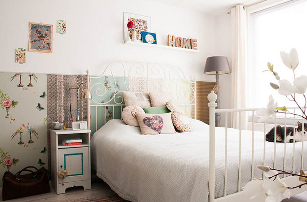 Эффектные идеи, как с помощью остатков обоев сделать интерьер красивее и уютнее