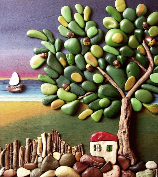 Необычные поделки из камней своими руками