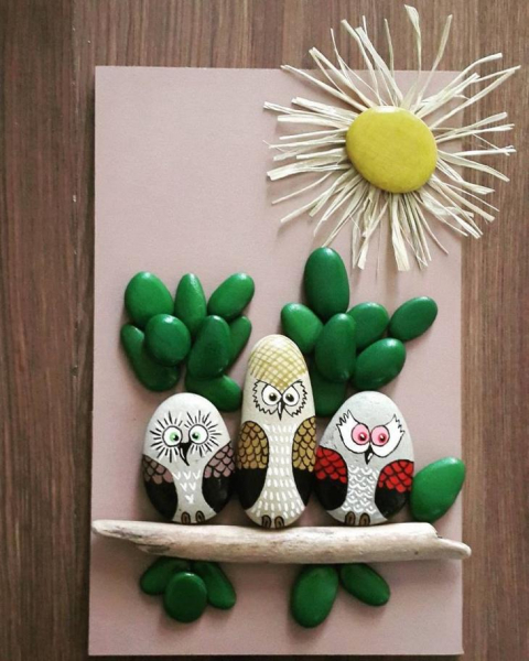 Необычные поделки из камней своими руками