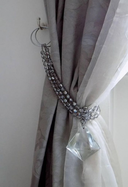 Подхваты для штор своими руками: 50 красивых примеров и стильных идей