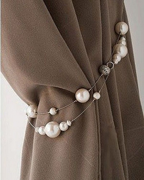 Подхваты для штор своими руками: 50 красивых примеров и стильных идей