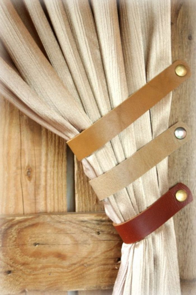 Подхваты для штор своими руками: 50 красивых примеров и стильных идей