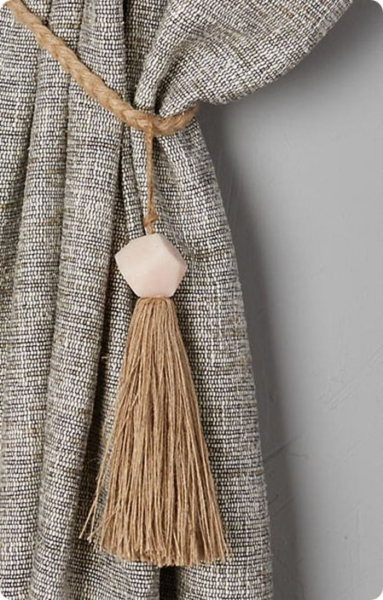 Подхваты для штор своими руками: 50 красивых примеров и стильных идей