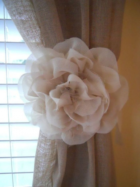 Подхваты для штор своими руками: 50 красивых примеров и стильных идей