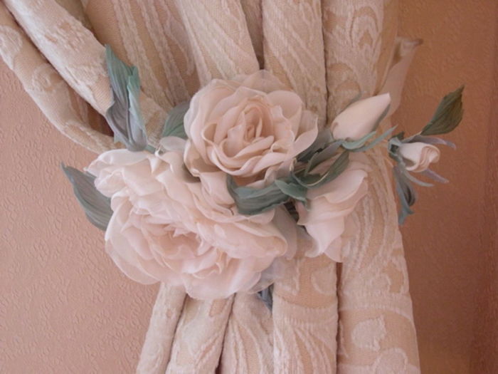 Подхваты для штор своими руками: 50 красивых примеров и стильных идей