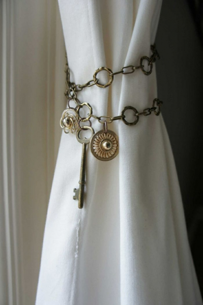 Подхваты для штор своими руками: 50 красивых примеров и стильных идей