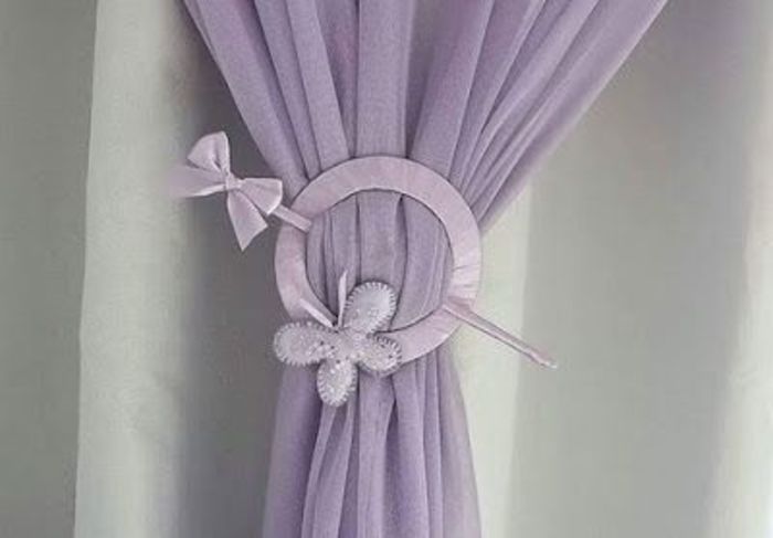 Подхваты для штор своими руками: 50 красивых примеров и стильных идей