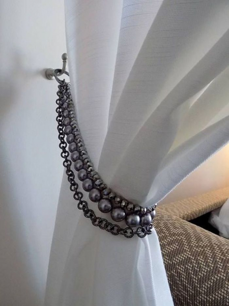 Подхваты для штор своими руками: 50 красивых примеров и стильных идей