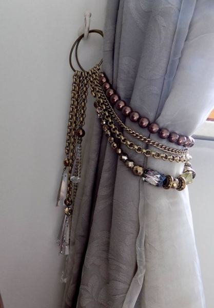 Подхваты для штор своими руками: 50 красивых примеров и стильных идей