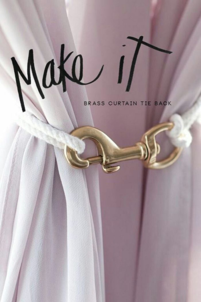 Подхваты для штор своими руками: 50 красивых примеров и стильных идей