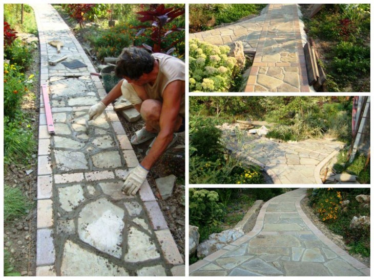 Садовые дорожки своими руками: правила укладки и дизайна