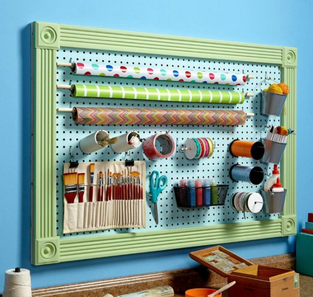 Стильные идеи использования перфорированных панелей в интерьере