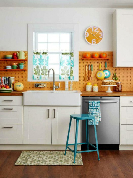 Стильные идеи использования перфорированных панелей в интерьере