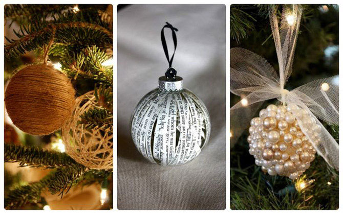 Украшаем елку игрушками, сделанными своими руками