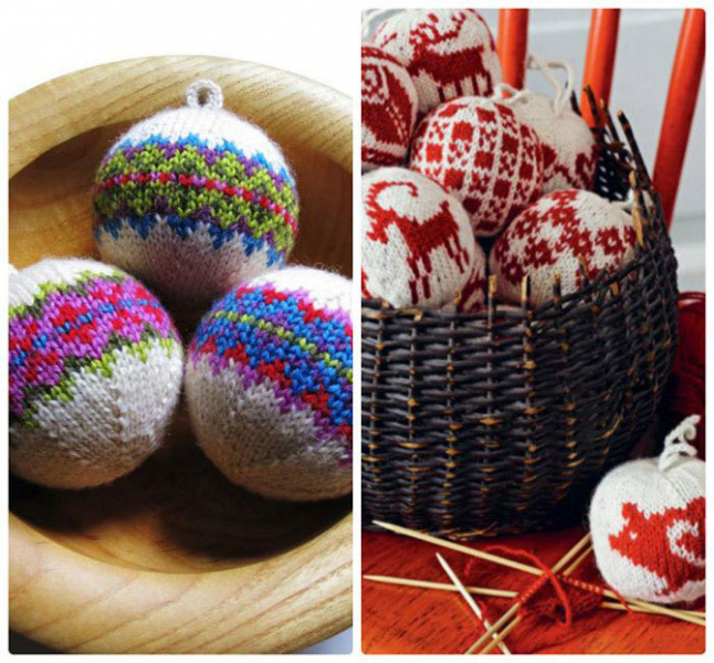 Украшаем елку игрушками, сделанными своими руками