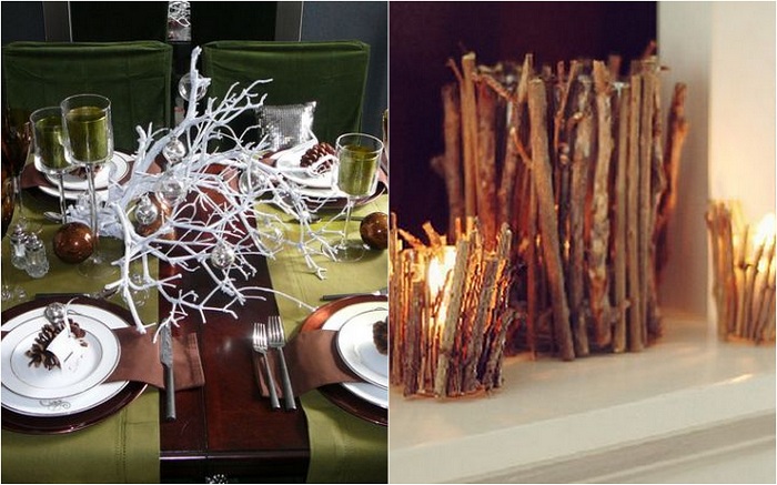 Ветки в интерьере любой комнаты