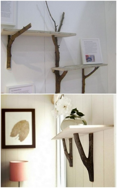 Ветки в интерьере любой комнаты