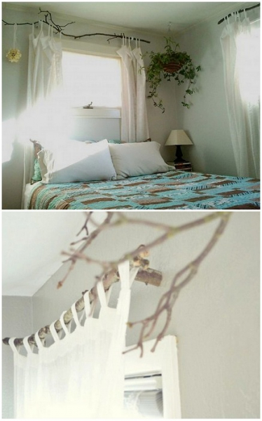 Ветки в интерьере любой комнаты