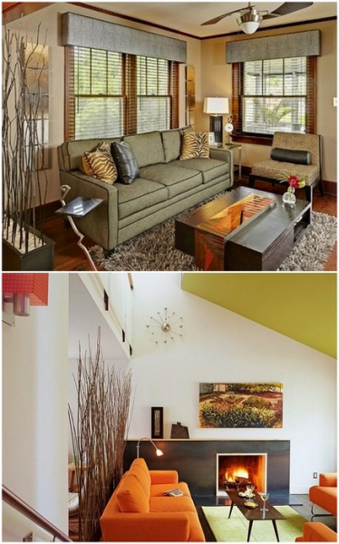 Ветки в интерьере любой комнаты