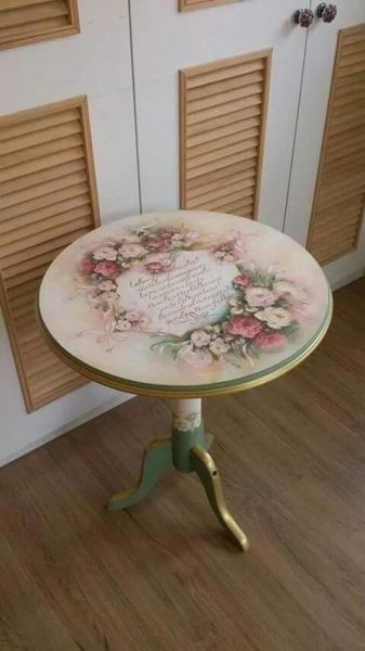 25 блестящих идей обновления мебели в технике декупаж