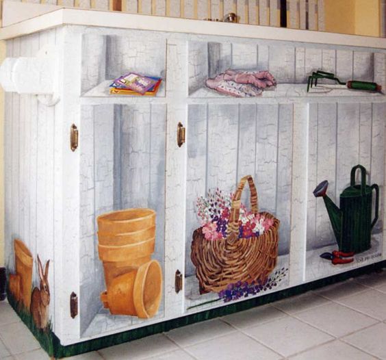 25 блестящих идей обновления мебели в технике декупаж