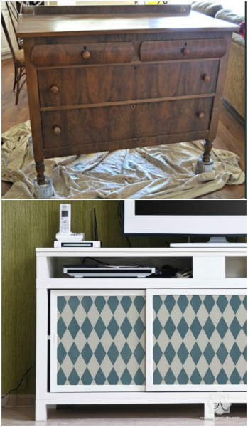 25 необычных преображений старой мебели с помощью простой краски