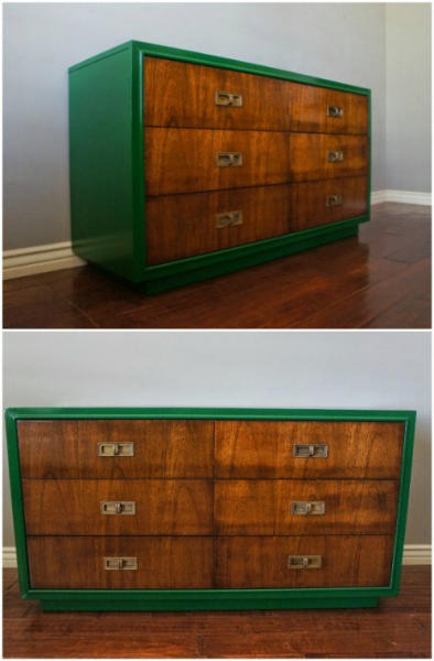 25 необычных преображений старой мебели с помощью простой краски