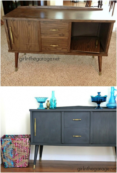 25 необычных преображений старой мебели с помощью простой краски