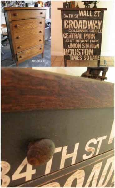 25 необычных преображений старой мебели с помощью простой краски