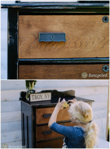 25 необычных преображений старой мебели с помощью простой краски