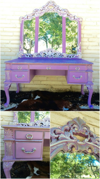 25 необычных преображений старой мебели с помощью простой краски