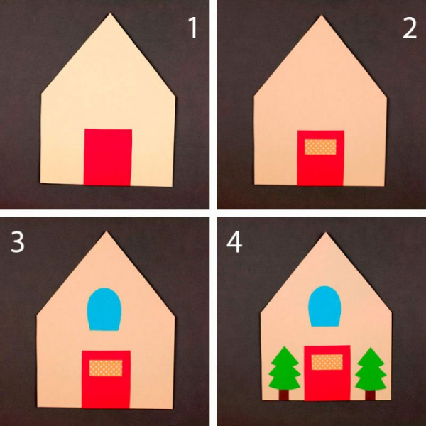 Аппликации из бумаги