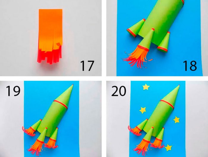 Аппликации из бумаги