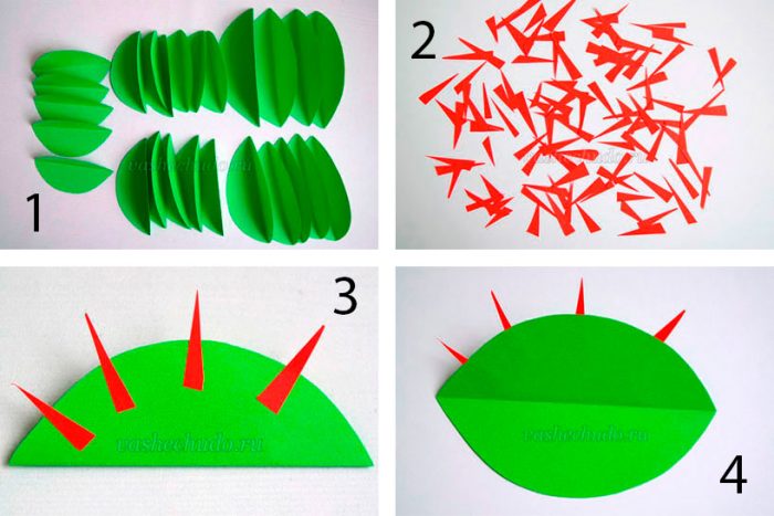Аппликации из бумаги