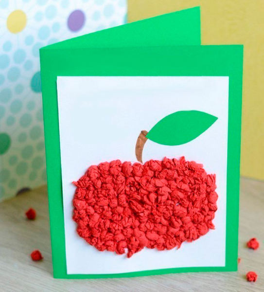 Аппликации из бумаги