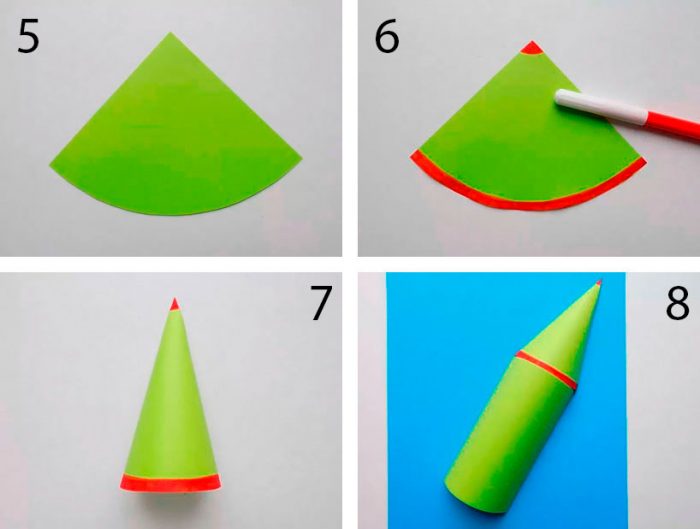Аппликации из бумаги