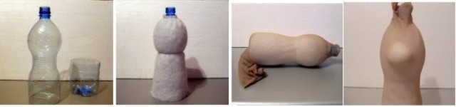 Бабушка из капрона и пластиковой бутылки