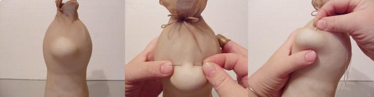 Бабушка из капрона и пластиковой бутылки