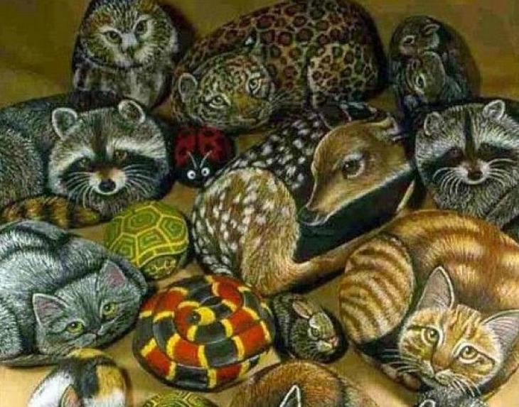 Дары моря на садовом участке. Украсьте сад и не только расписными камнями