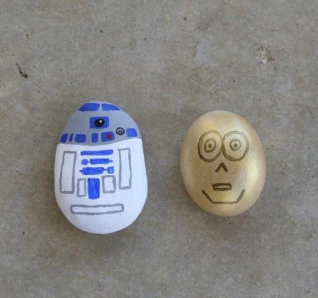 Дары моря на садовом участке. Украсьте сад и не только расписными камнями