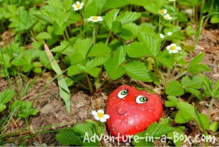 Дары моря на садовом участке. Украсьте сад и не только расписными камнями