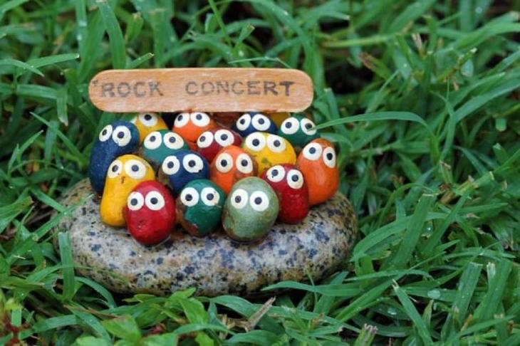 Дары моря на садовом участке. Украсьте сад и не только расписными камнями