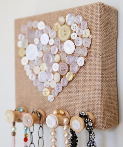 Идеи использования старых пуговиц